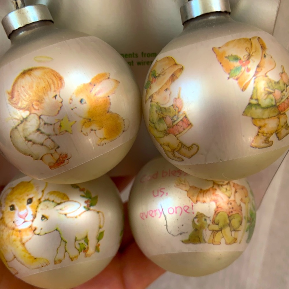 Vintage 1970s Hallmark ornaments